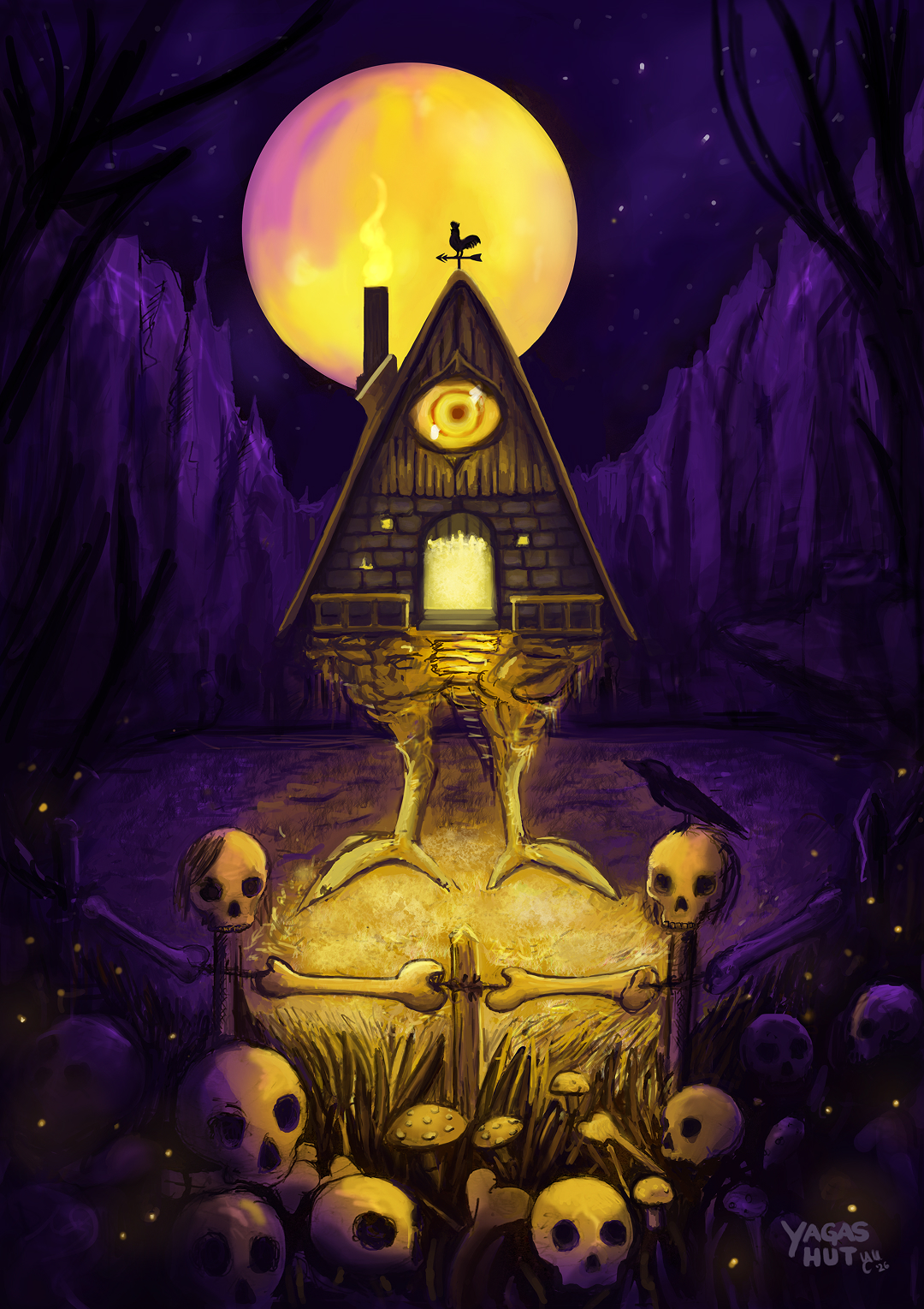 Baba Yaga's hut - Slavic mythology